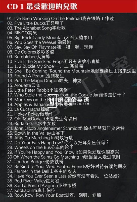 美国经典英文儿歌Rock Me Baby苏西托曼Susie Tallman，7CD全+歌词，百度网盘下载！-磨耳朵英语