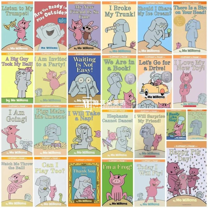 经典情商启蒙英文绘本《小猪小象An Elephant and Piggie Book》PDF+音频+视频+拓展，百度网盘下载！-磨耳朵英语