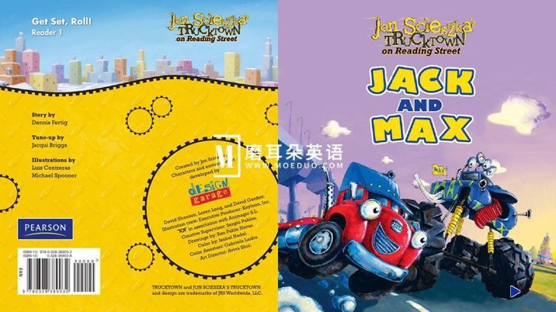 《Trucktown汽车镇的故事》36册英文有声绘本分级读物，PDF绘本+音频MP3，百度网盘下载！-磨耳朵英语