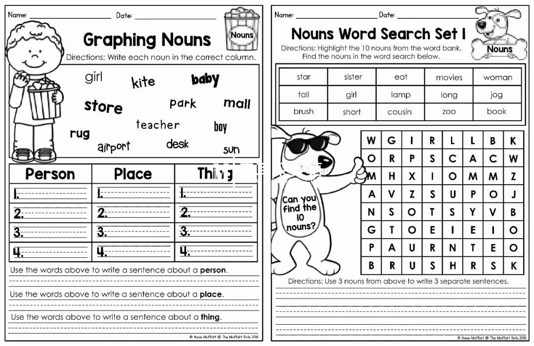 1st Grade Language Arts and Grammar MEGA Bundle 2nd Grade Language Arts and Grammar BUNDLE 图片33