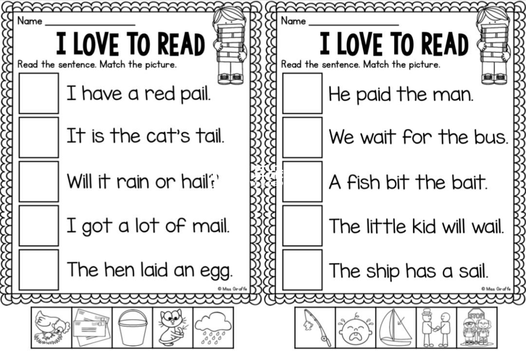 Phonics No Prep Massive MEGA Bundle 自然拼读练习册 图片21
