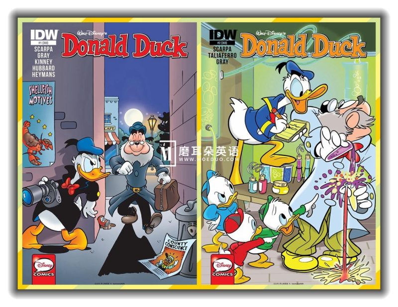 迪斯尼英文绘本《Donald Duck唐老鸭》21册电子版PDF绘本，百度网盘下载！-磨耳朵英语