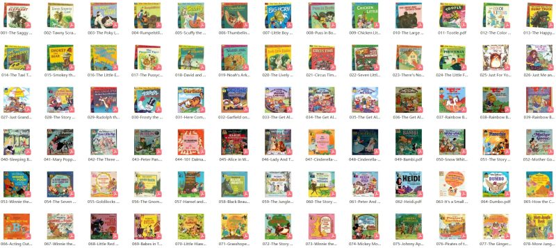 150册《迪士尼英语分级动画故事绘本》Disney Stories英文绘本PDF+原版音频MP3，百度网盘下载！-磨耳朵英语