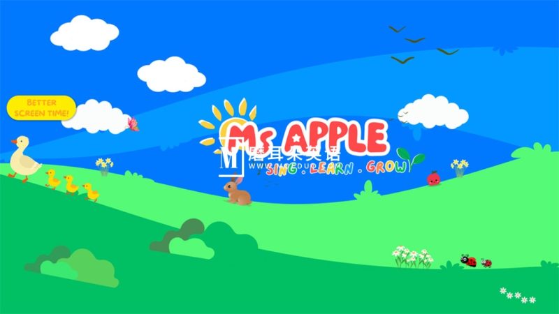 YouTube英语启蒙频道《Ms Apple》全60集，1080P高清视频，百度网盘下载！-磨耳朵英语