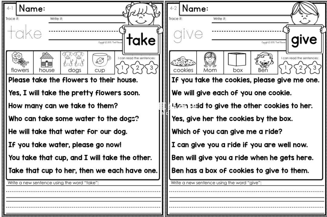 Sight Word Fluency and Word Work 图片21