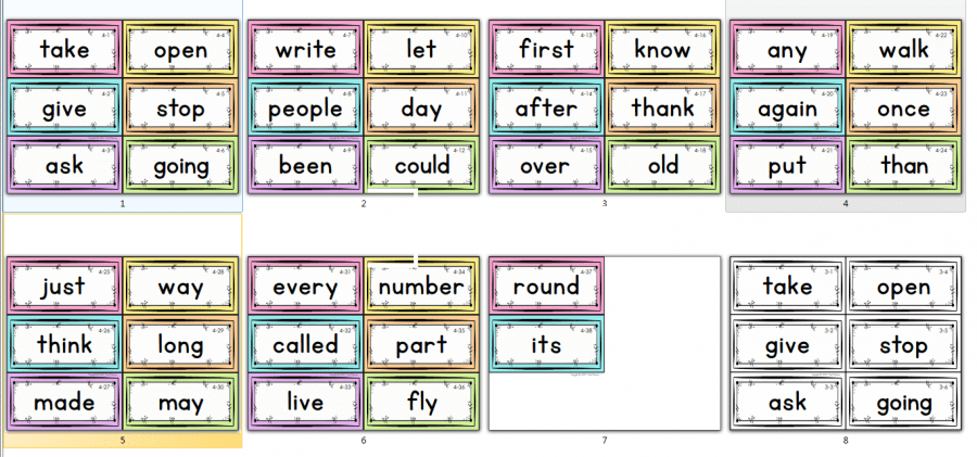 Sight Word Fluency and Word Work 图片23